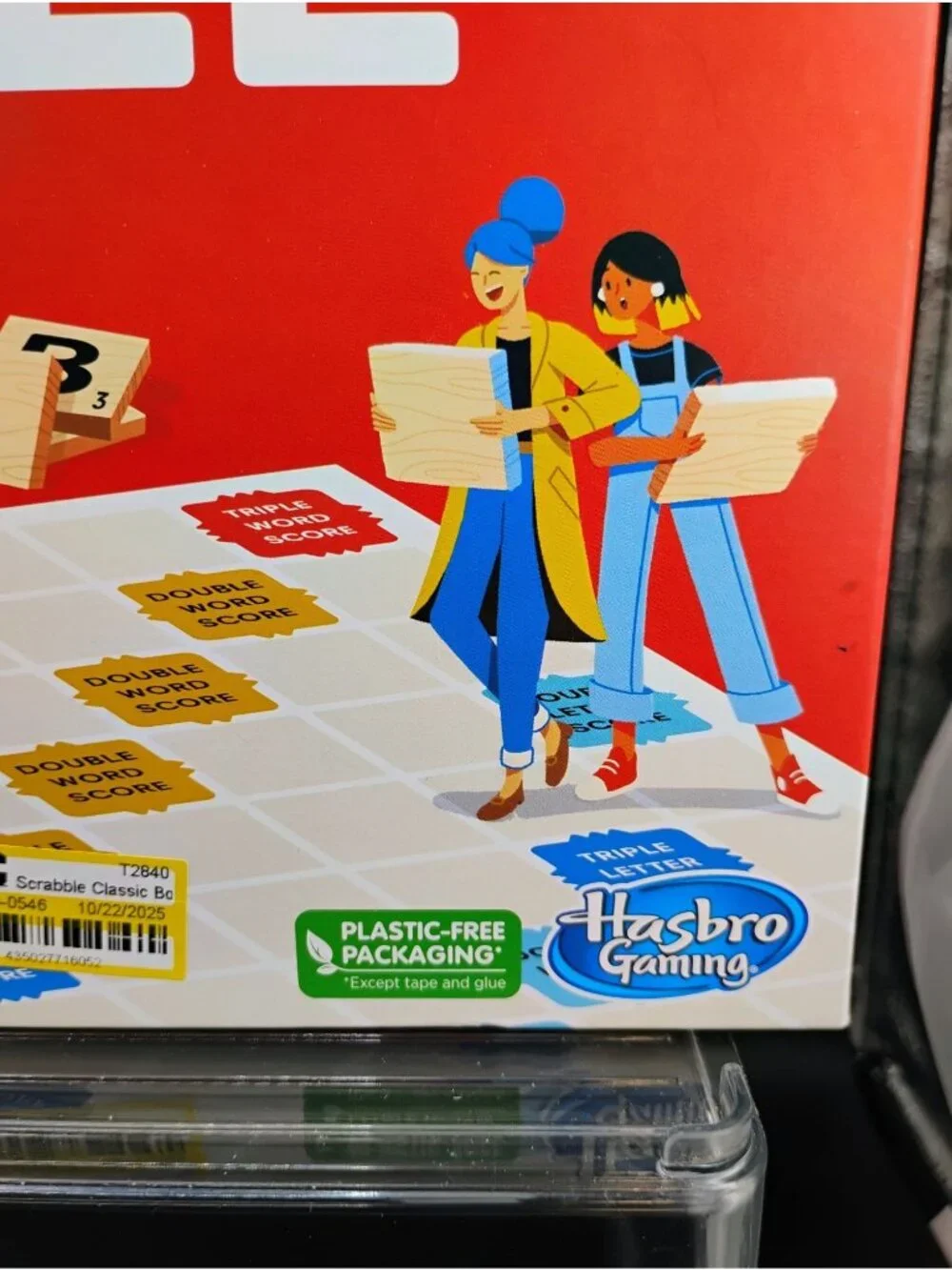Scrabble Classic Crossword Game With Wooden Tile Racks & Board